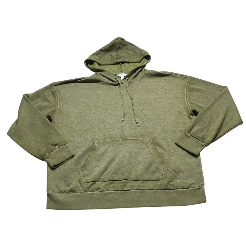 Price Drop Top Long Sleeve By Time And Tru In Green, Size: L