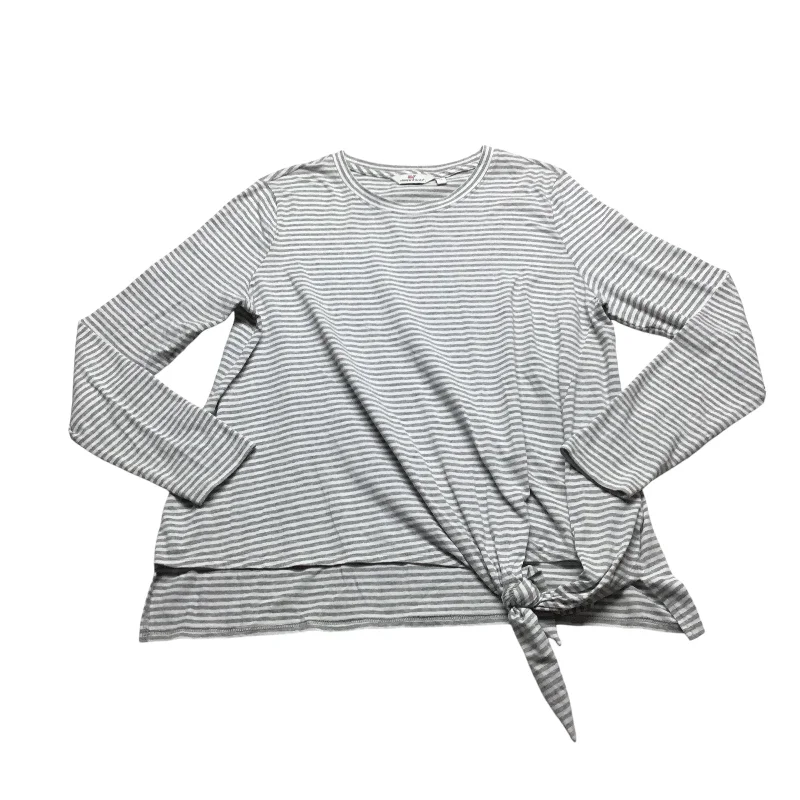 Great Bargains Top Long Sleeve By Vineyard Vines In Striped Pattern, Size: M