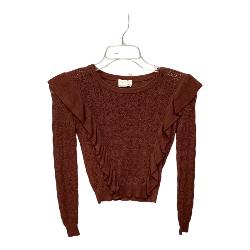 Final Clearance Top Long Sleeve By Wilfred In Brown, Size: Xs