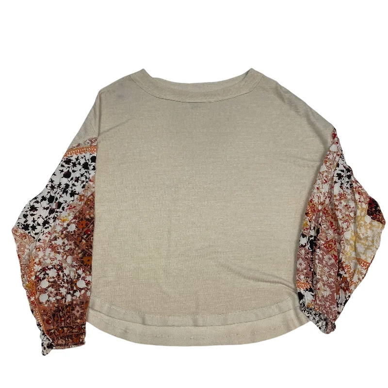 Steals and Deals Top Long Sleeve By Wonderly In Cream, Size: M