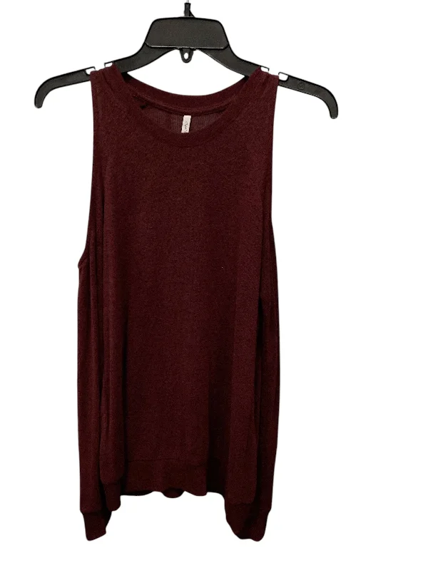Seasonal Sale Top Long Sleeve By Z Supply In Red, Size: S