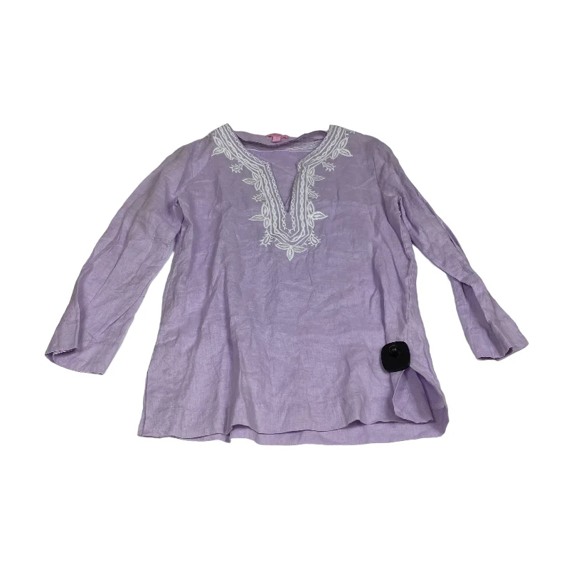 Reduced Prices Top Long Sleeve Designer By Lilly Pulitzer  Size: S