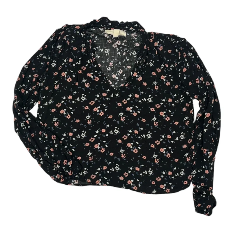 Price Buster Top Ls By Cloth & Stone In Black, Size:Xs