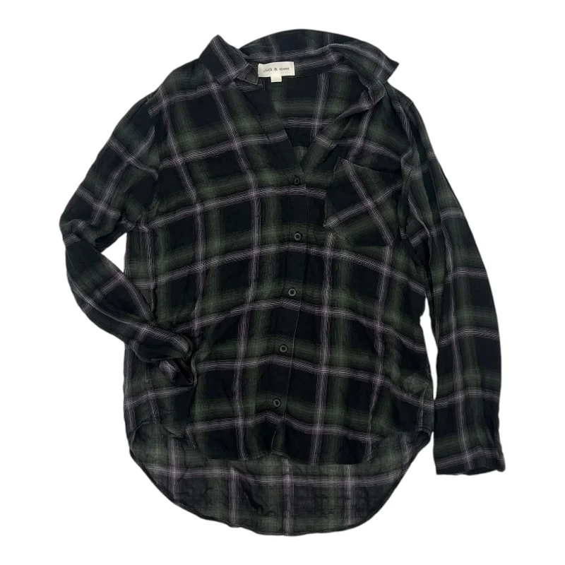 Midnight Sale Top Ls By Cloth & Stone In Green, Size:S