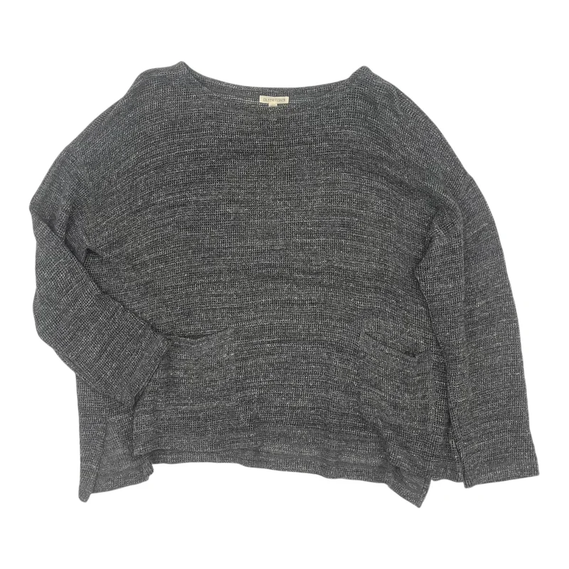 Steals and Deals Top Ls By Eileen Fisher In Grey, Size:Xl