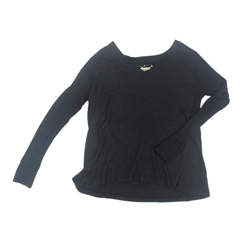 Crazy Deals Top Ls By Maeve In Black, Size:M