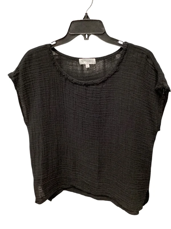 Flash Deals Top Short Sleeve Basic By Michael Stars In Black, Size: S