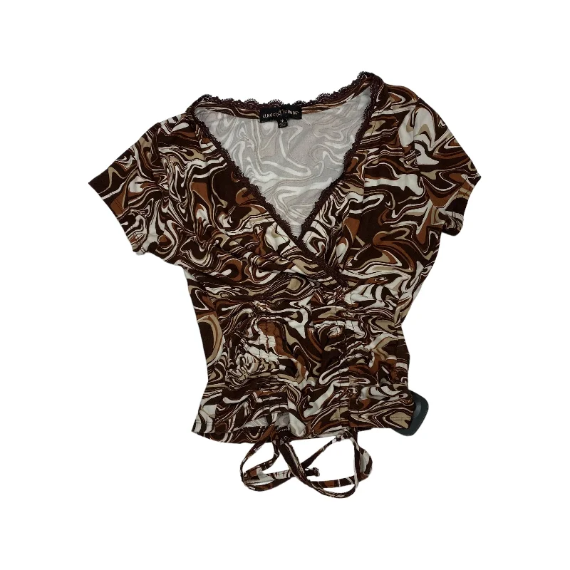 Incredible Offers Top Short Sleeve By Almost Famous  Size: M