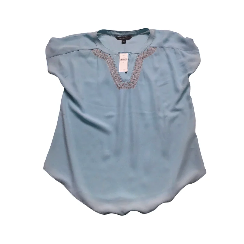Act Now Top Short Sleeve By Banana Republic In Blue, Size: Xs