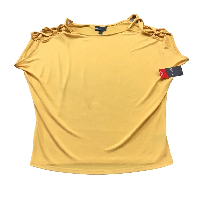 Early Access Top Short Sleeve By Bold Elements In Yellow, Size: M