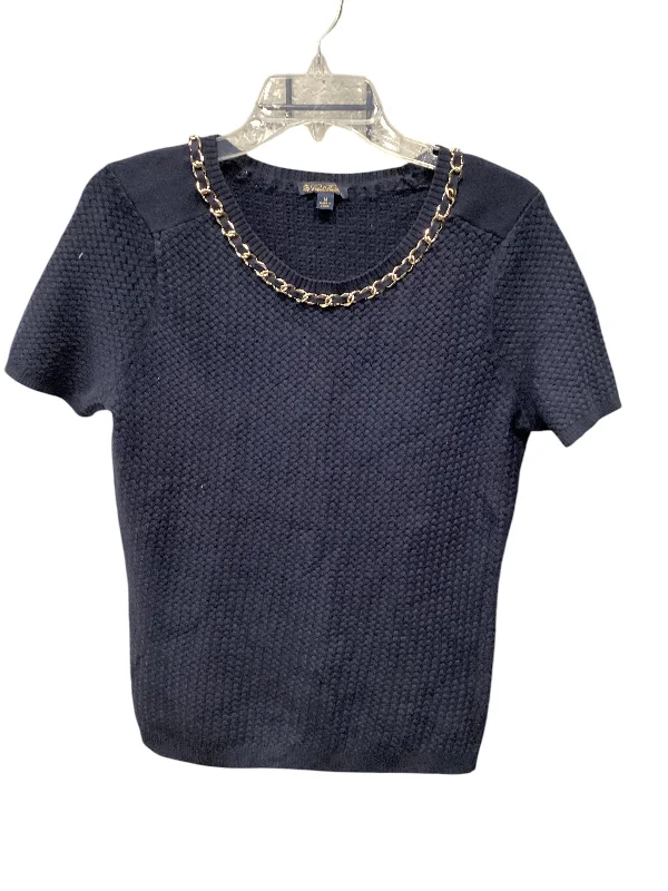 Markdowns Top Short Sleeve By Brooks Brothers In Navy, Size: M