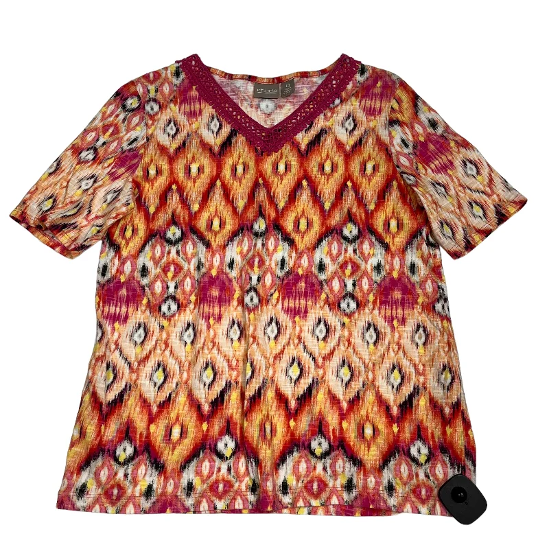 Great Bargains Top Short Sleeve By Chicos  Size: S