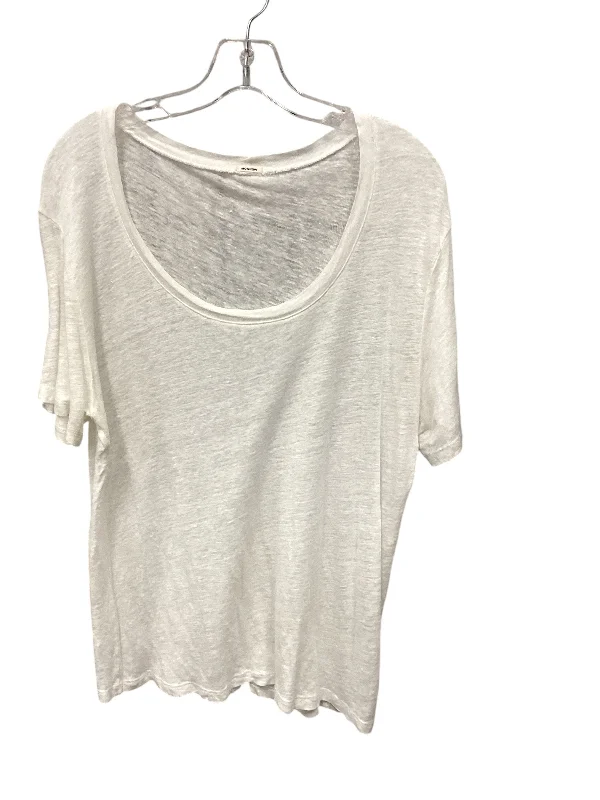 Super Bargain Top Short Sleeve By Cmc In White, Size: L