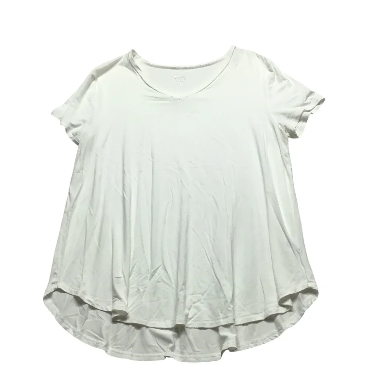 Don't Miss Top Short Sleeve By Cmc In White, Size: L
