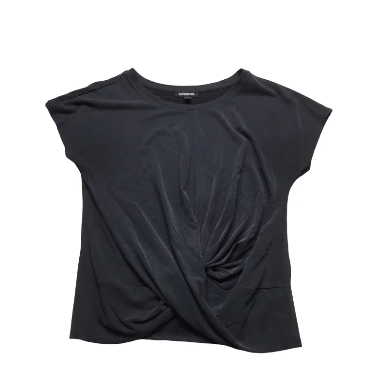 Deal Explosion Top Short Sleeve By Express In Black, Size: S