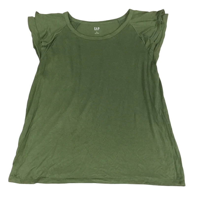 Deal Dash Top Short Sleeve By Gap In Green, Size: L