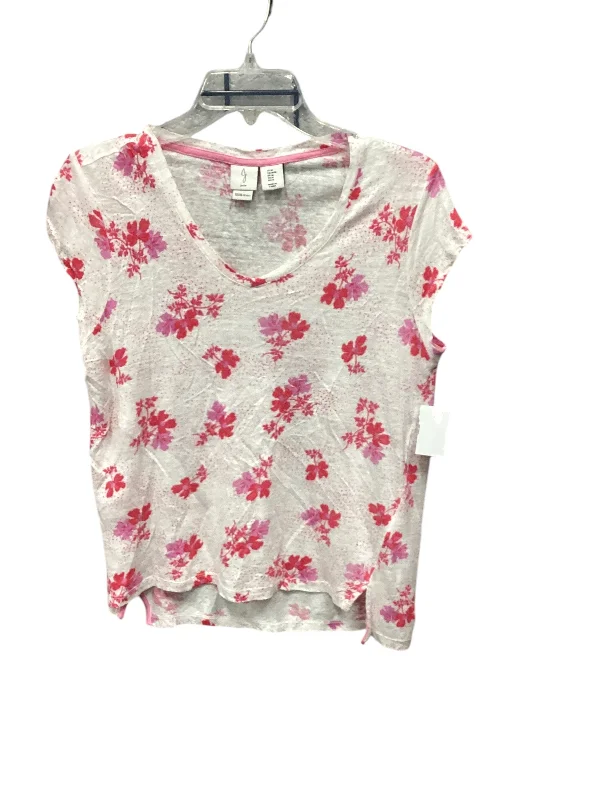 Today's Special Top Short Sleeve By Joie In Floral Print, Size: M