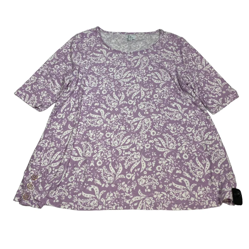 Deal Mania Top Short Sleeve By Kim Rogers  Size: Xl