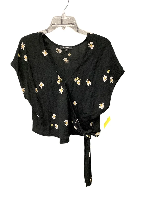 Savings Bonanza Top Short Sleeve By Madewell In Black, Size: Xl