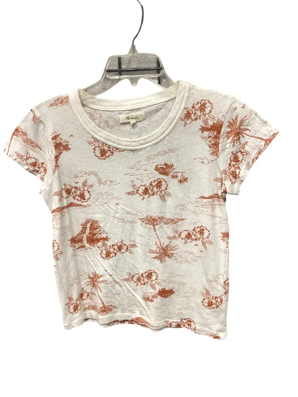 Markdown Madness Top Short Sleeve By Madewell In White, Size: Xs