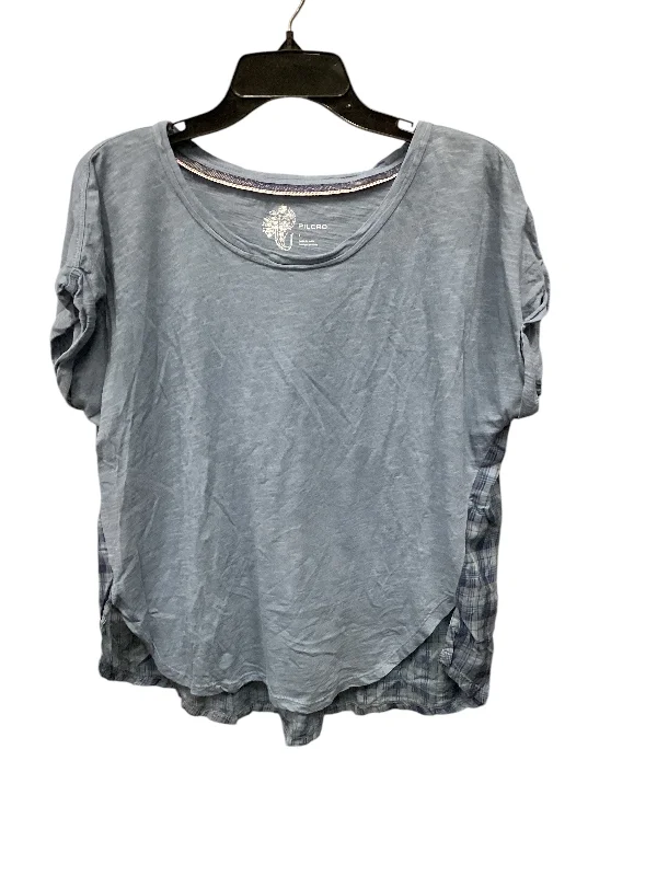 Special Price Top Short Sleeve By Pilcro In Blue, Size: S