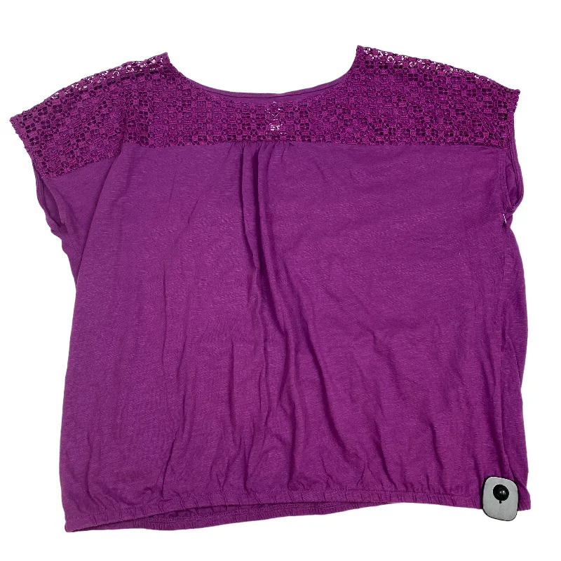 Unmissable Offer Top Short Sleeve By St Johns Bay  Size: 2x