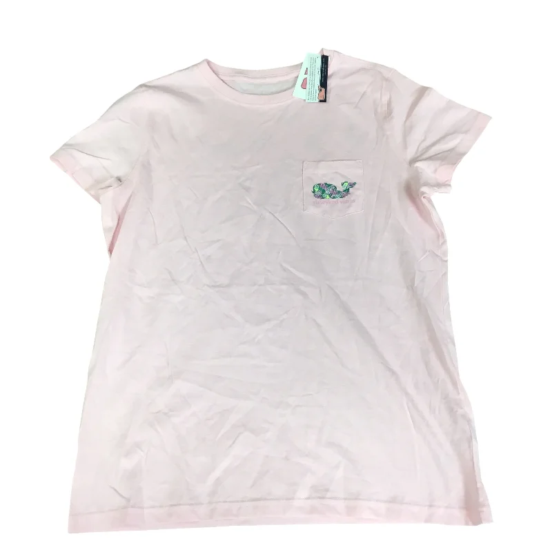 Bargain Prices Top Short Sleeve By Vineyard Vines In Pink, Size: S