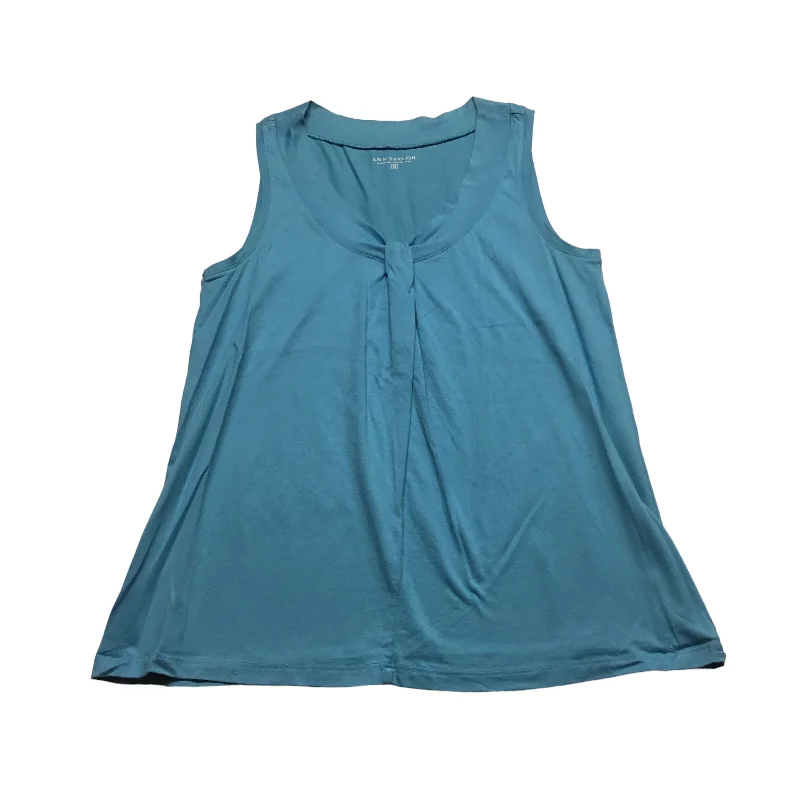 Buy Now Top Sleeveless Basic By Ann Taylor In Blue, Size: S