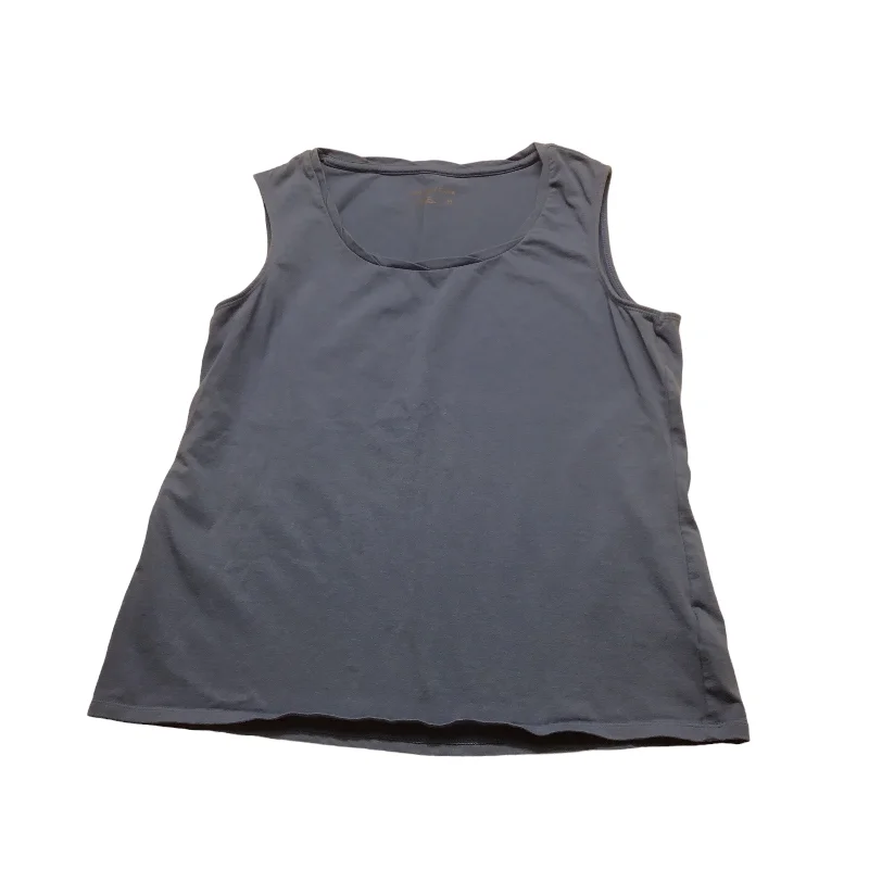 Closeout Top Sleeveless Basic By Coldwater Creek In Blue, Size: M