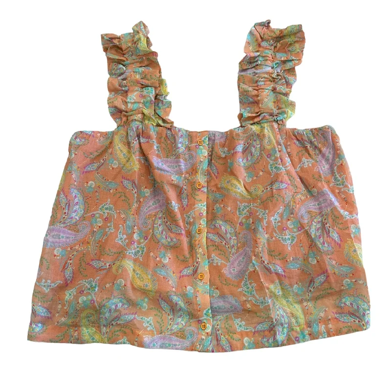 Price Rollback Top Sleeveless By Dear John In Orange, Size: L