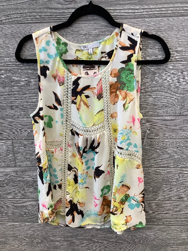 Final Sale Top Sleeveless By Dr2 In White, Size: Xs