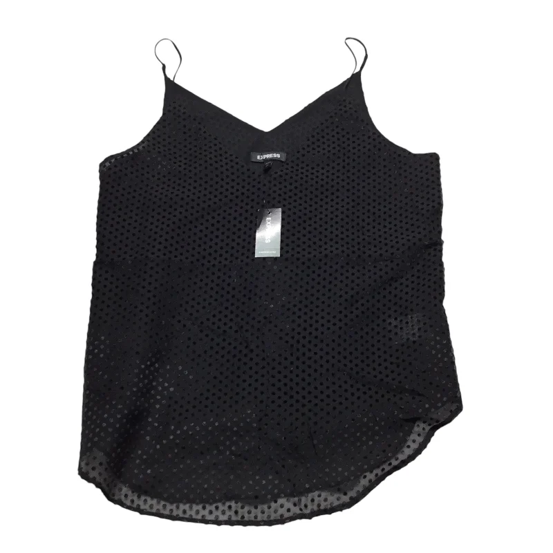 Members Only Top Sleeveless By Express In Black, Size: S