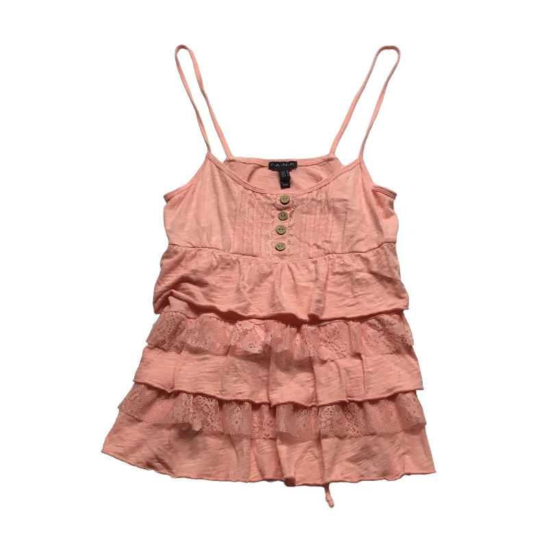 Huge Discounts Top Sleeveless By Fang In Peach, Size: M