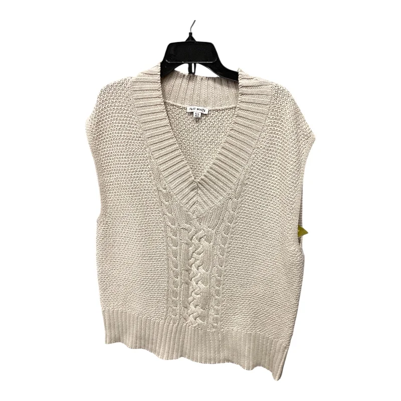 Grand Opening Sale Top Sleeveless By Flat White In Taupe, Size: M