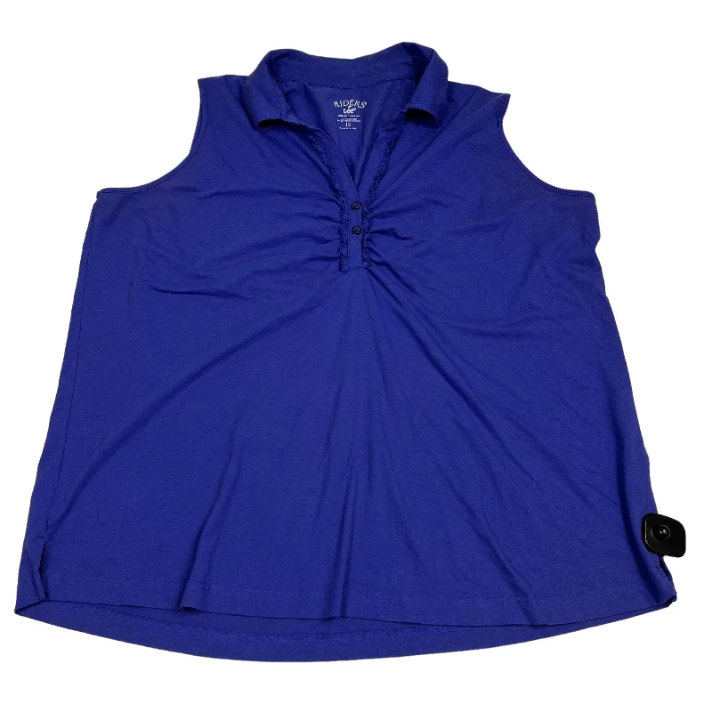 Closeout Top Sleeveless By Lee  Size: 1x
