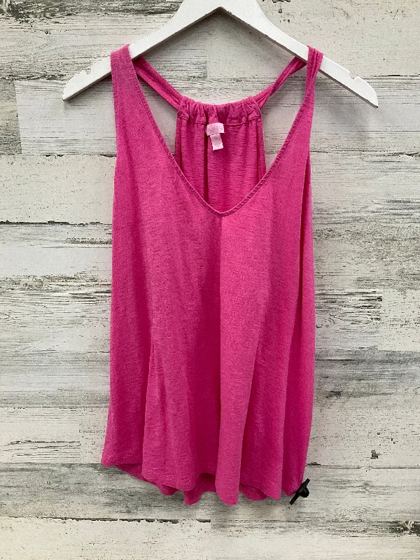 Can't Miss Top Sleeveless By Lilly Pulitzer In Pink, Size: Xl
