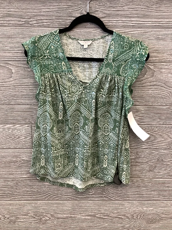 Clearance Event Top Sleeveless By Lucky Brand In Green, Size: Sp