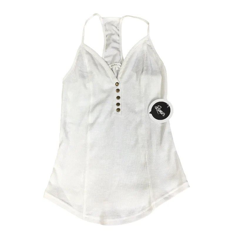Discount Deals Top Sleeveless By Mustard Seed In White, Size: S