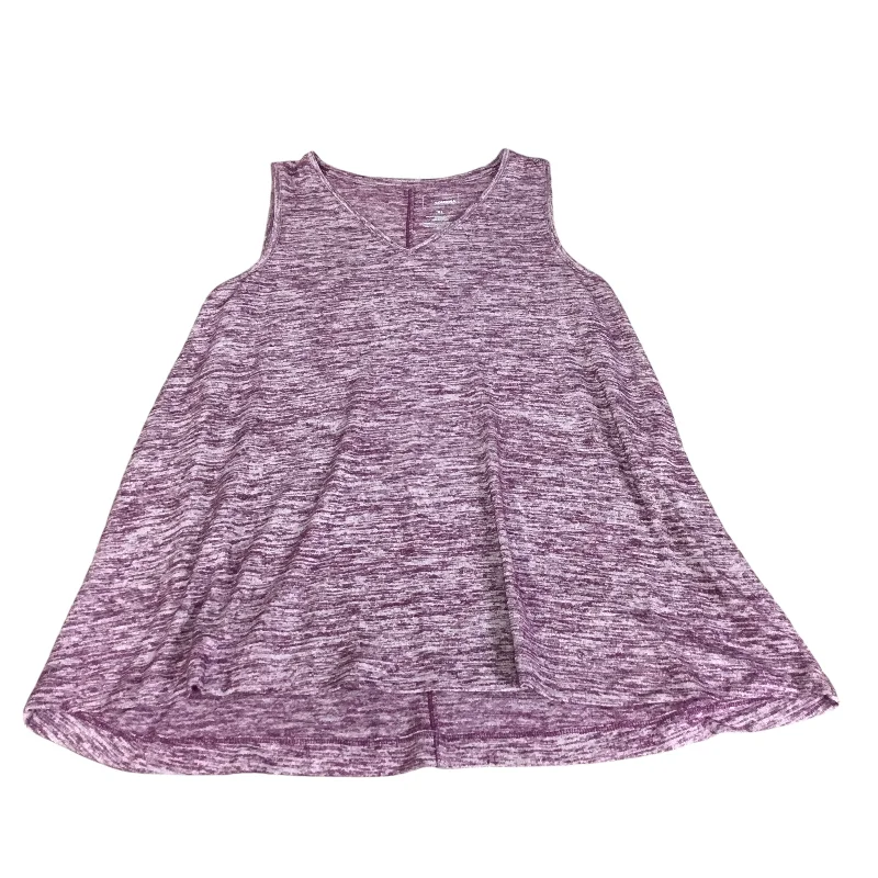 Overstock Top Sleeveless By Sonoma In Purple, Size: Xl