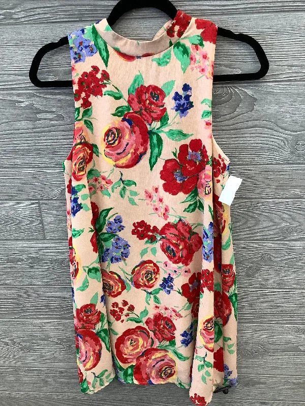 Super Bargain Tunic Sleeveless By Everly In Pink, Size: S