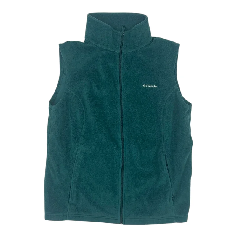 Super Sale Vest Fleece By Columbia In Teal, Size:1X