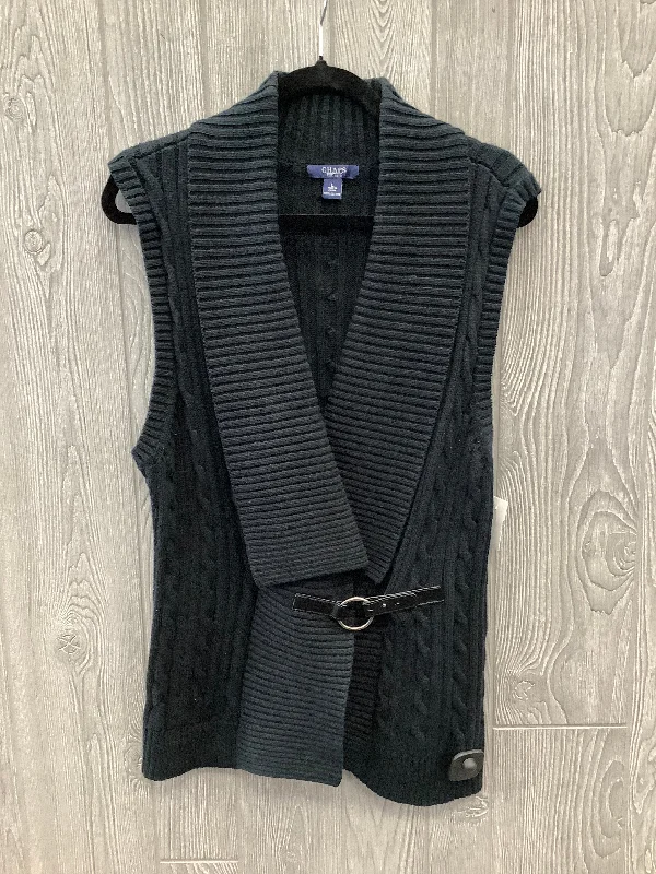 Today’s Deal Vest Other By Chaps In Black, Size: L