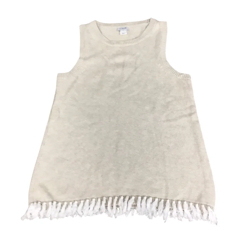 Mega Sale Vest Other By J. Crew In Cream, Size: Xs