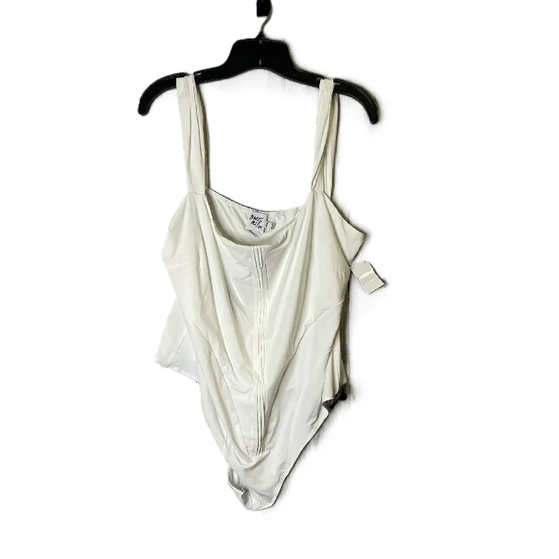 Price Drop Alert White Bodysuit By Princess Polly, Size: 18