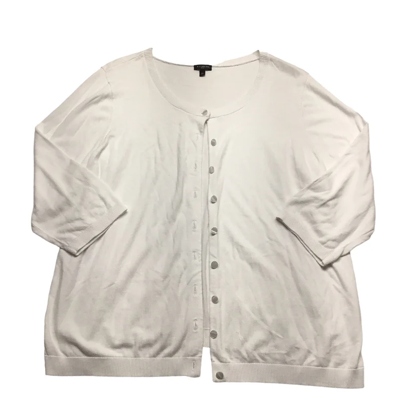 Special Savings White Cardigan Talbots, Size 3x