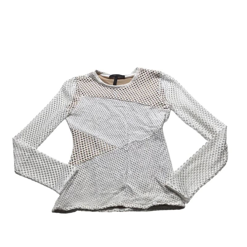 Unbeatable Prices White Top Long Sleeve Bcbgmaxazria, Size S