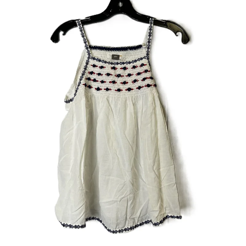 Major Savings White Top Sleeveless By Pilcro, Size: M