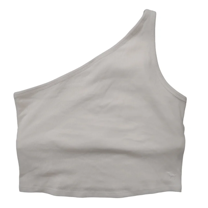 Hot Deal White Top Sleeveless Pink, Size L