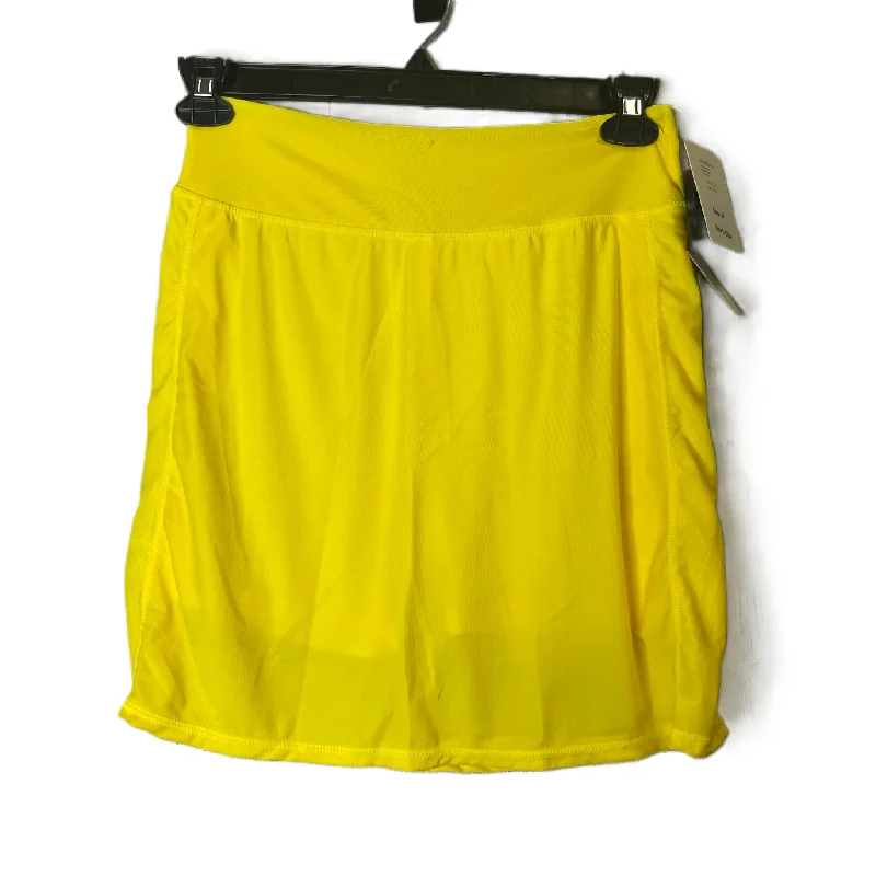 Price Fest Yellow Athletic Skirt By Moanblur, Size: M